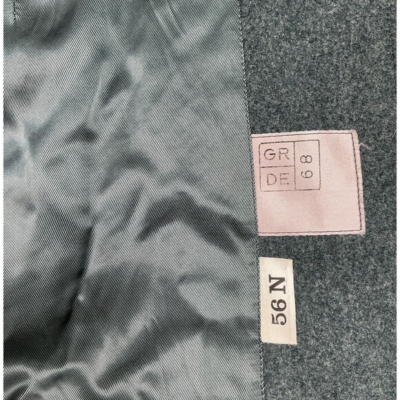 Vintage 50's Genuine Swiss Army Jacket Wool Size 56N /46 US  Field Uniform Grey - Picture 13 of 16